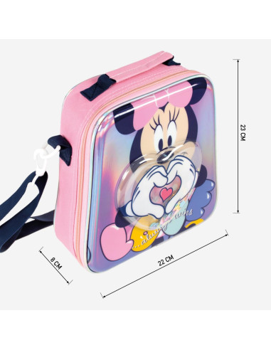 Torba śniadaniowa 3D z konfetii Myszka Minnie Torba śniadaniowa 3D z konfetii Myszka Minnie