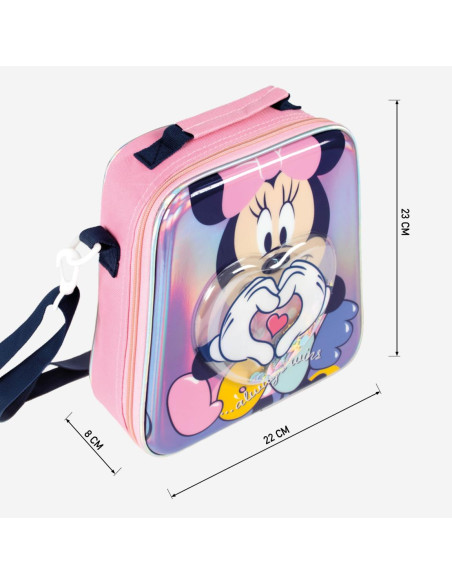 Torba śniadaniowa 3D z konfetii Myszka Minnie