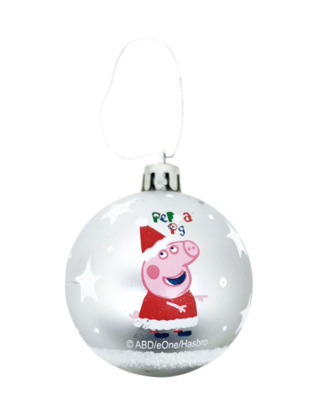 Bombki choinkowe 10 sztuk Świnka Peppa