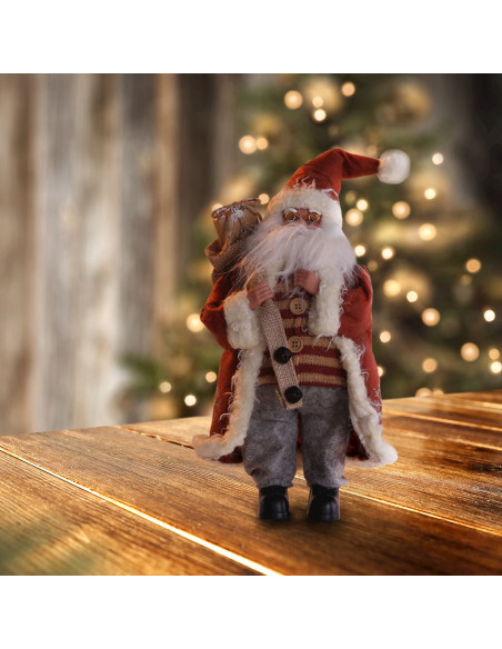 Figurka świąteczna Święty Mikołaj 63 cm