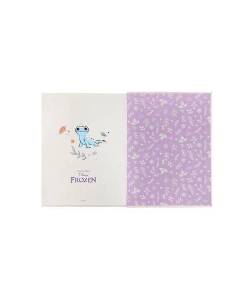 Pamiętnik z zakładką i długopisem zamykany na gumkę Kraina Lodu