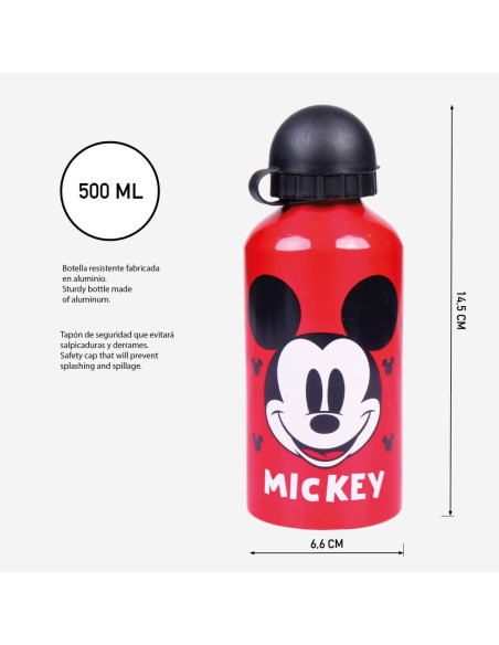 Bidon aluminiowy 500 ml Myszka Mickey