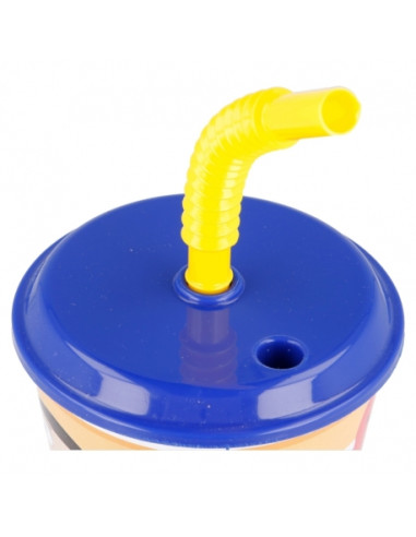 Kubek ze słomką 430 ml Minionki Kubek ze słomką 430 ml Minionki