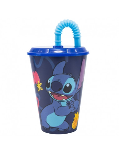 Kubek ze słomką 430 ml Stitch