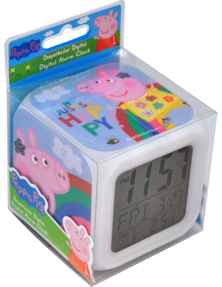 Zegarek budzik Świnka Peppa