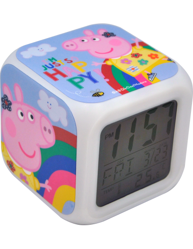 Zegarek budzik Świnka Peppa Zegarek budzik Świnka Peppa