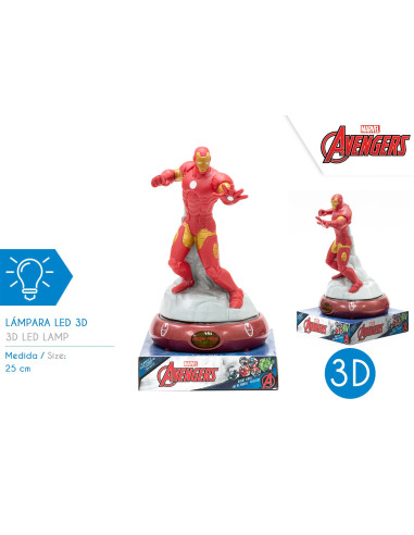 Lampa nocna 3D Iron Man