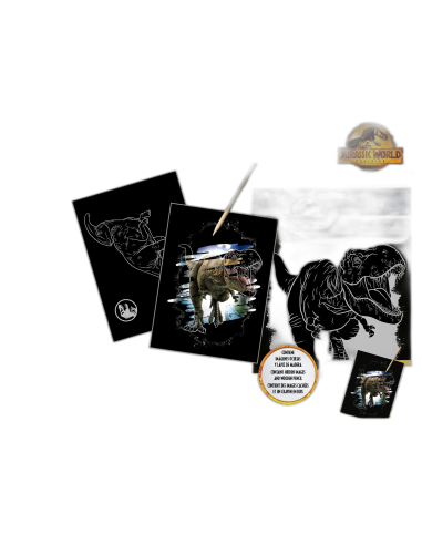 Zestaw papeterii artystycznej do zdrapywania Jurassic World Zestaw papeterii artystycznej do zdrapywania Jurassic World