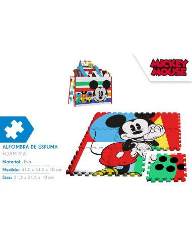 Mata piankowa puzzle z torbą Mickey Mouse Mata piankowa puzzle z torbą Mickey Mouse