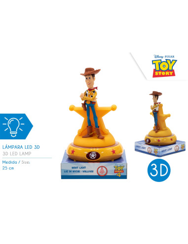 Lampka nocna LED 3D Woody Toy Story