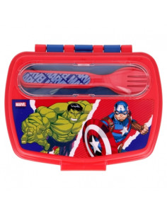 Śniadaniówka ze sztućcami Avengers 2