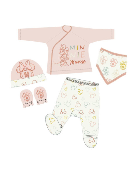 Komplet niemowlęcy 5 elementów Myszka Minnie