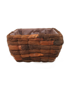 Kwadratowa osłonka z kokosa 32x32x18 cm 2