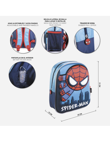 Plecak przedszkolny 3D Spiderman Plecak przedszkolny 3D Spiderman