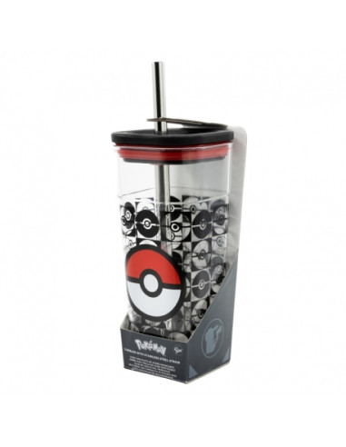 Kubek ze słomką 540 ml Pokemon