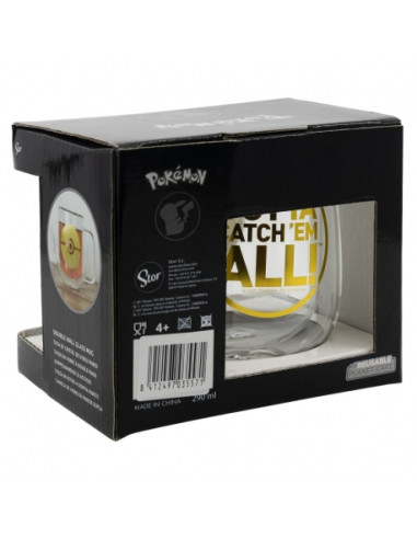 Podwójny kubek szklany 290 ml Pokemon