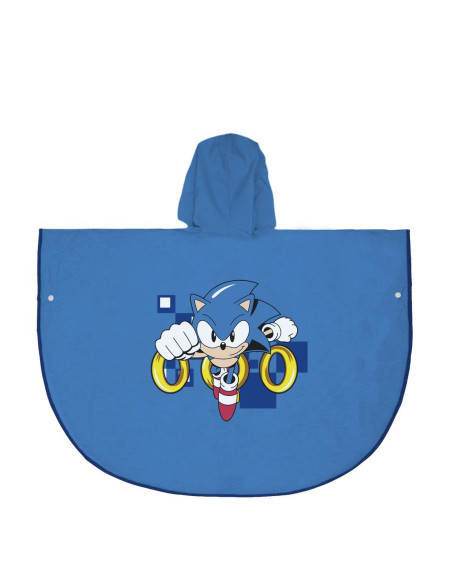 Ponczo przeciwdeszczowe chłopięce Sonic : Rozmiar: - 98/104