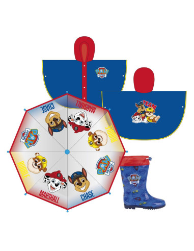 Ponczo przeciwdeszczowe chłopięce Psi Patrol : Rozmiar: - 110/116