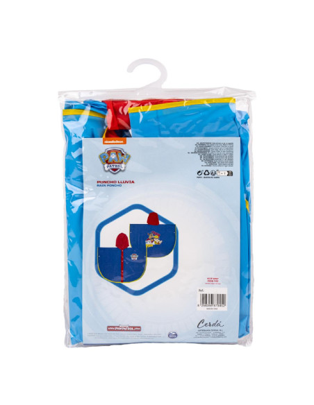 Ponczo przeciwdeszczowe chłopięce Psi Patrol : Rozmiar: - 110/116