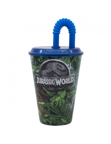 Kubek ze słomką 430 ml Jurassic World