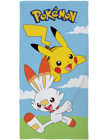 Ręcznik plażowy / kąpielowy 70x140 cm Pokemon