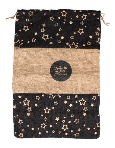 Worek jutowy świąteczny 60x40cm
