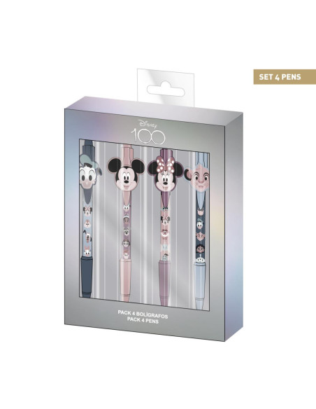 Długopisy 4 sztuki Disney 100 lat