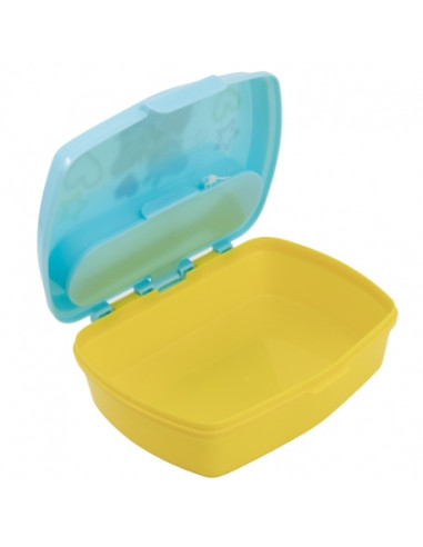 Śniadaniówka ze sztućcami Świnka Peppa