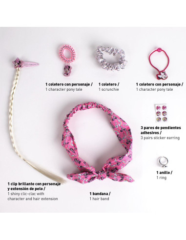 Akcesoria do włosów w pudełku Myszka Minnie Akcesoria do włosów w pudełku Myszka Minnie