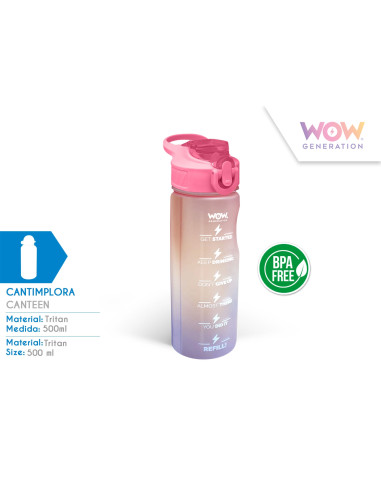 Bidon 500 ml Wow Generation