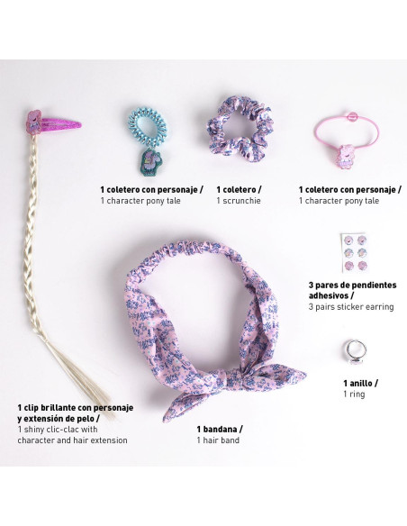 Akcesoria do włosów w pudełku Świnka Peppa