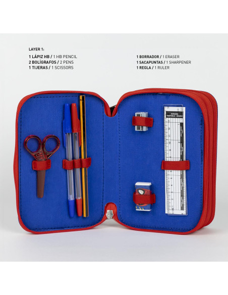 Piórnik z wyposażeniem Spiderman