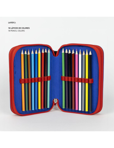 Piórnik z wyposażeniem Spiderman