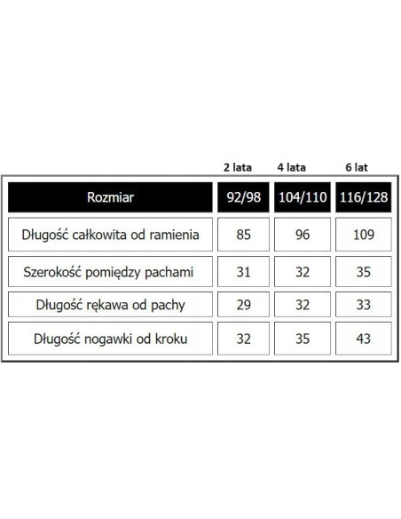Piżama dziewczęca polarowa Zaska - Jednorożec 4 years 104/110