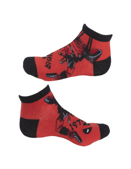 Skarpety 3 wzory Deadpool rozmiar 36-40