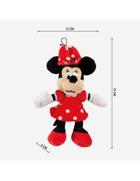 Brelok do kluczy, pluszowy Myszka Minnie