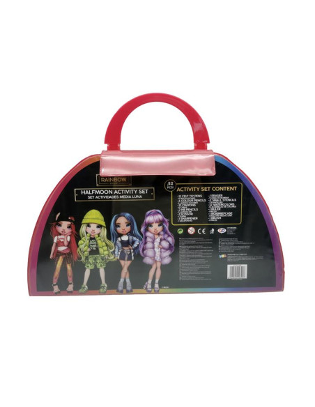 Zestaw kreatywny 52 elementy w walizce Rainbow High