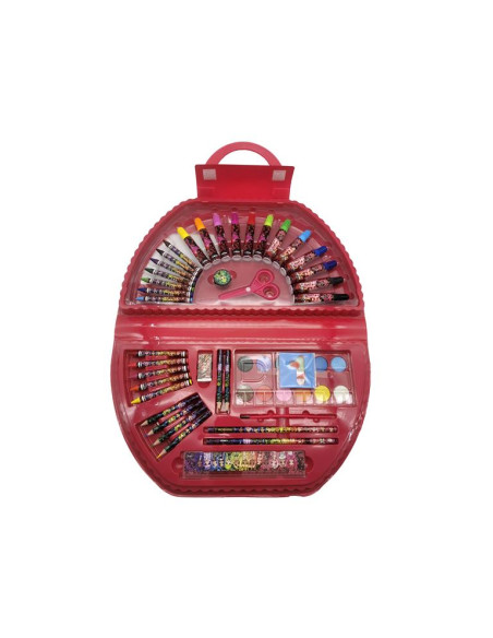 Zestaw kreatywny 52 elementy w walizce Rainbow High