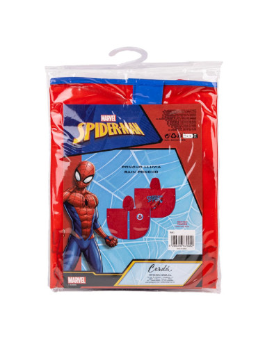 Ponczo przeciwdeszczowe chłopięce Spiderman : Rozmiar: - 98/104 Ponczo przeciwdeszczowe chłopięce Spiderman : Rozmiar: - 98/104
