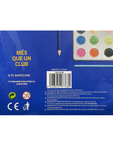 Zestaw do rysowania 39 szt. FC Barcelona