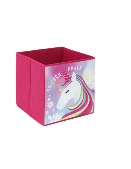 Pojemnik na zabawki Jednorożce 31x31x31cm
