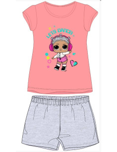 Piżama dziewczęca LOL Surprise pomarańcz 122