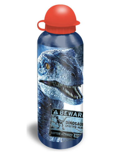 Bidon aluminiowy Jurassic World 500ml niebieski