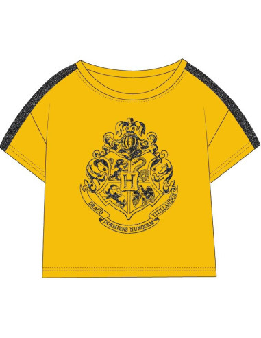 T-shirt dziewczęcy Harry Potter żółty 134