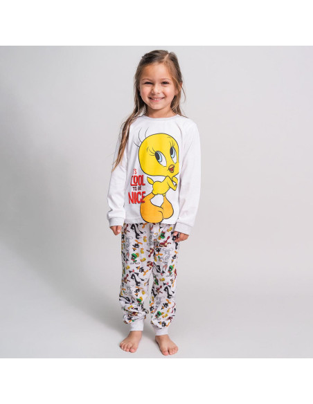 Piżama dziecięca z długim rękawem Zwariowane Melodie 128cm/8years