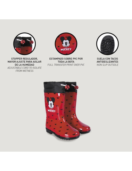 Kalosze Myszka Mickey : Rozmiar: - 24
