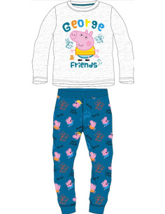 Piżama chłopięca Świnka Peppa 116 turkusowa