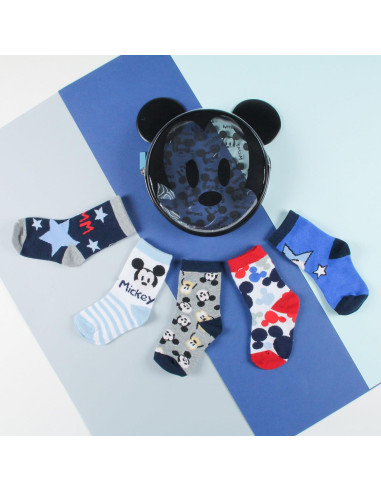 Skarpetki niemowlęce 5 par Myszka Mickey 19-20 Skarpetki niemowlęce 5 par Myszka Mickey 19-20