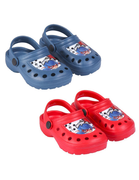 Klapki Biedronka i Czarny Kot granatowe 32/33