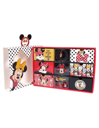 Akcesoria do włosów w pudełku Myszka Minnie